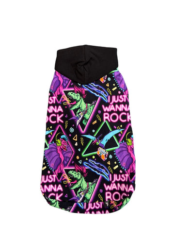 Hooded tank top - I WANNA ROCK