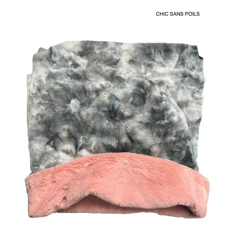 Sleepybag - Gris chamois & rose