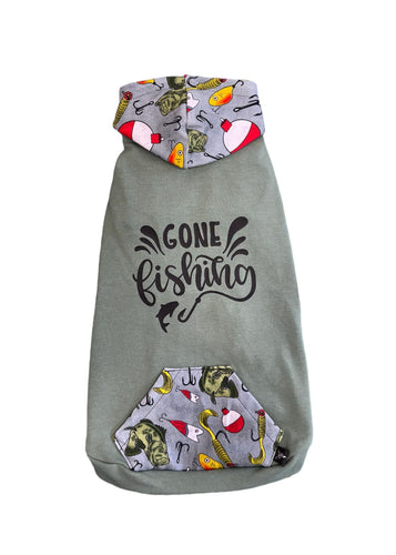 Hooded tank top - Gone Fishing