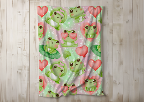 PRÉCOMMANDE Doudou squishy -  Valentine Froggy