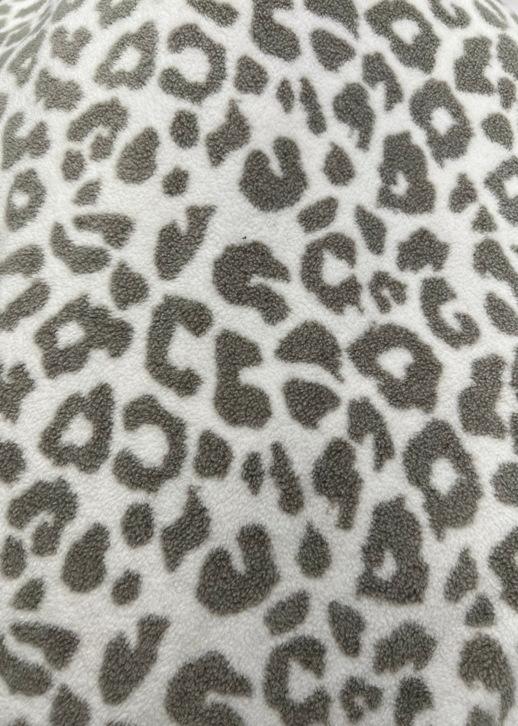 Polar SANS MANCHE - Leopard gris