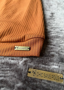 Bamboo Knit - Burnt Orange