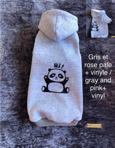 Hoodie manches longues- Panda